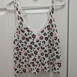 Neon Animal Print Tank Top